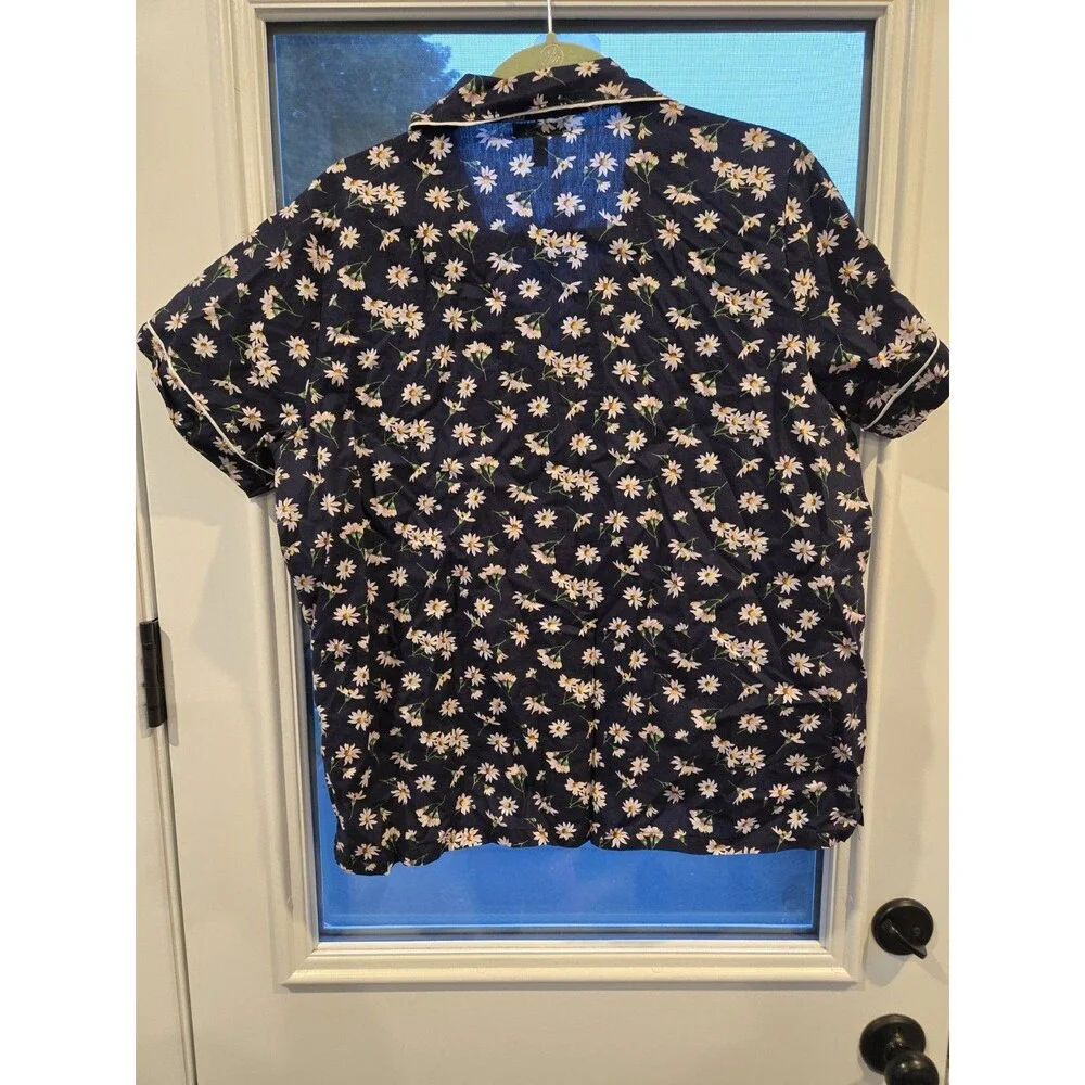 Vera Bradley Short-Sleeved Pajama Set *Falling Daisies* Women's XL
